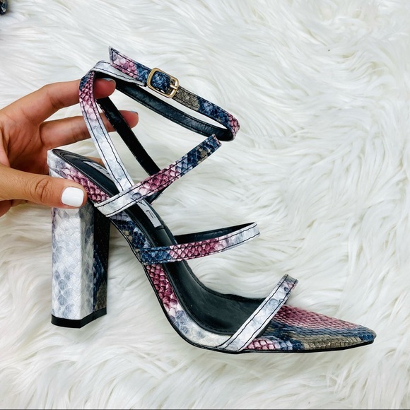 Multi snake block heel - Picture 3 of 7